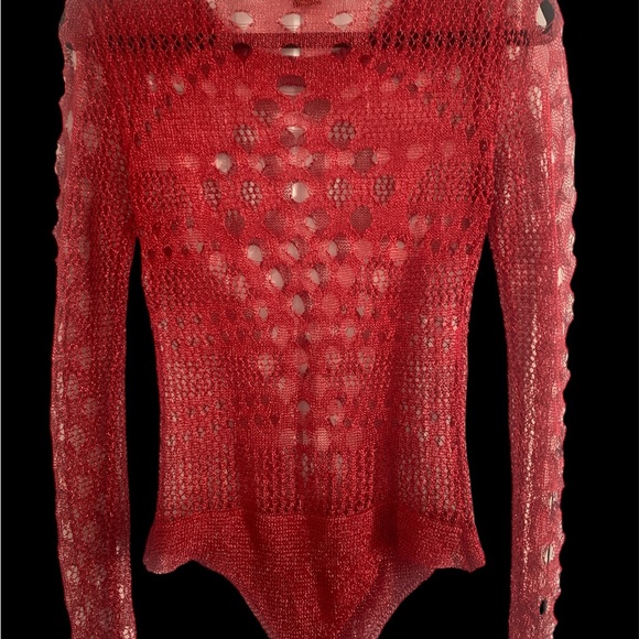 Full Lace Sexy Bodysuit Top main image 1